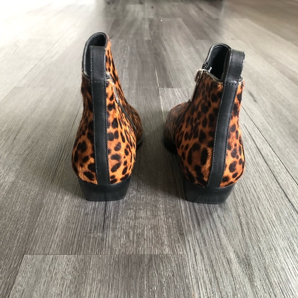 New Without Tags Marc Fisher Obrraly Leopard Cheetah Print Booties - Picture 6 of 8